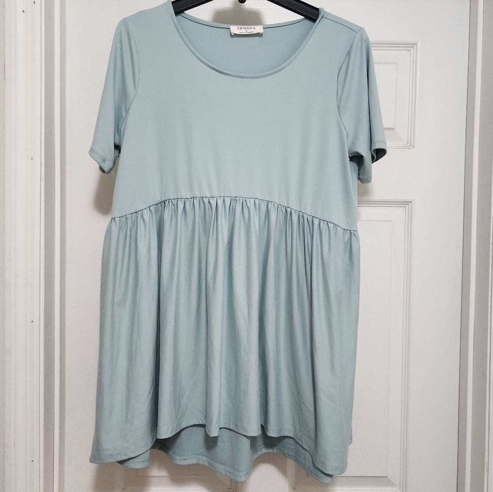 Zenana Baby Doll Top Size Large